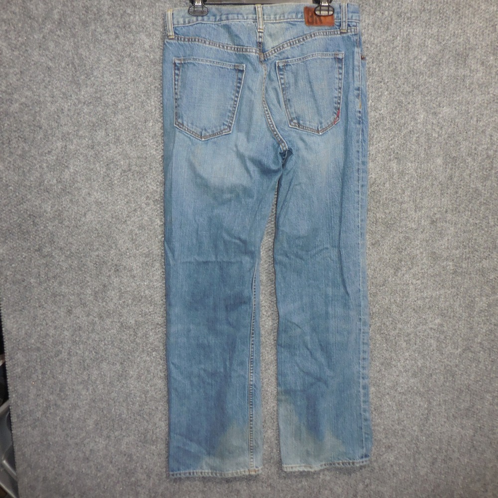 Banana Republic Mens Straight Leg Jeans Light Wash Blue Denim 32x31 465166-00